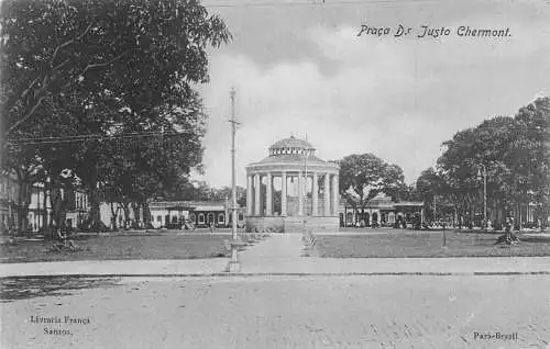L250 Brasilien Praça D.r Justo Chermont Vintage Postkarte