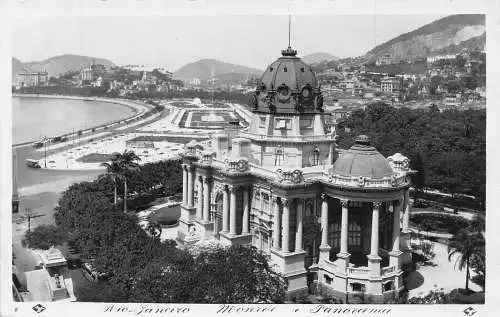 L250 Brasilien RIO DE JANEIRO Monroe e Panorama Vintage Postkarte