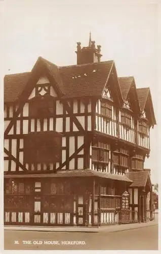 A980 England Hereford The Old House RPPC Vintage Postkarte