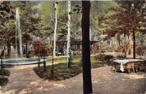 L023 Deutschland 1917 Offizierpark Zeithain Soldatenbrief WWI Vintage Postkarte