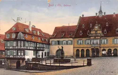 L023 Deutschland 1922 Harburg Hausbruch Wald Schild Vintage Postkarte