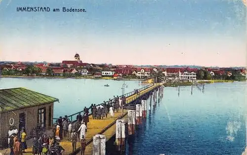 A164 Deutschland 1925 Immenstaad am Bodensee Vintage Postkarte