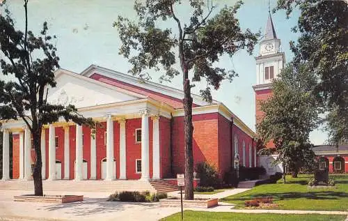 A969 USA 1972 Edman Chapel Wheaton College Vintage Postkarte