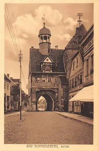 A162 Deutschland Bad Schmeiedeberg Autor Vintage Postkarte