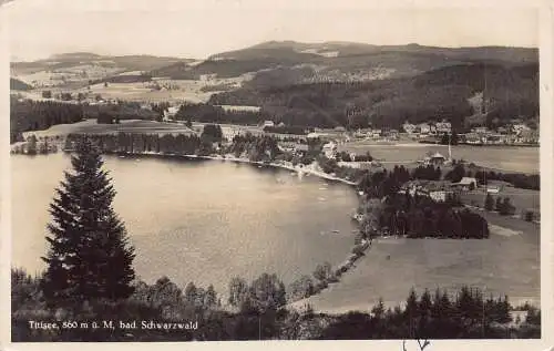 A143 Deutschland 1932 Titisee Bad Schwarzwaldsee Vintage Postkarte