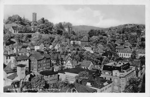 A140 Deutschland 1940 Bielefeld Parrenburg u Johannisberg Zitadelle RPPC Postkarte