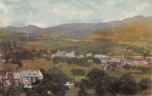 L233 England 1900er Ambleside Panoramablick Vintage Postkarte