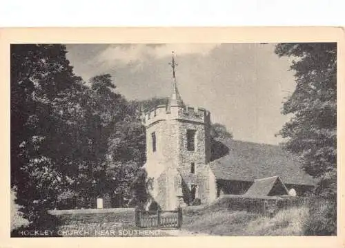 L235 England Hockley Kirche in der Nähe von Southend Vintage Postkarte