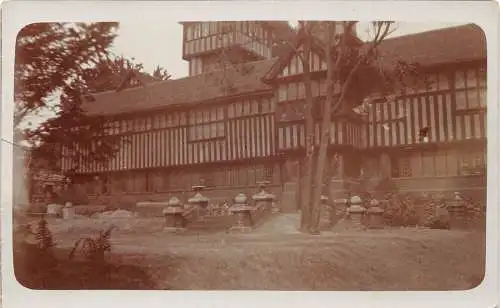 L234 England Maidstone Museum Manor Drove RPPC Vintage Postkarte