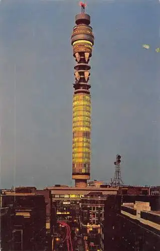 L236 England London Post Office Tower Vintage Postkarte