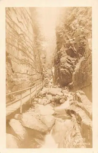 A972 US The Flume Franconia New Hampshire RPPC Vintage Postkarte