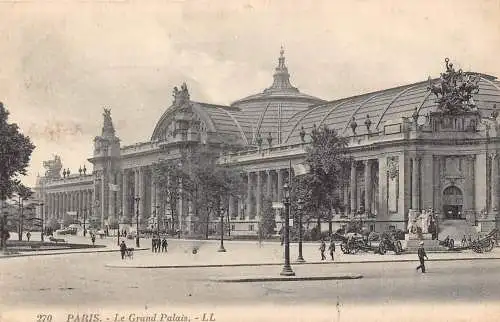 C062 Frankreich Paris Le Grand Palais Vintage Postkarte