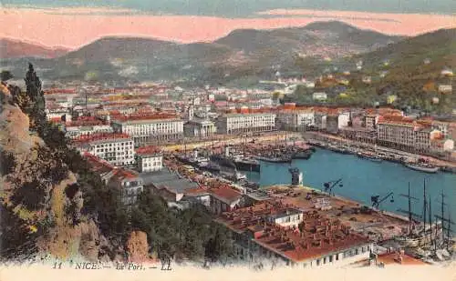 C066 Frankreich Schöne Le Port Boote Vintage Postkarte