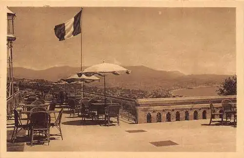 C068 Frankreich Schönes Restaurant a la Lanterne Vintage Postkarte