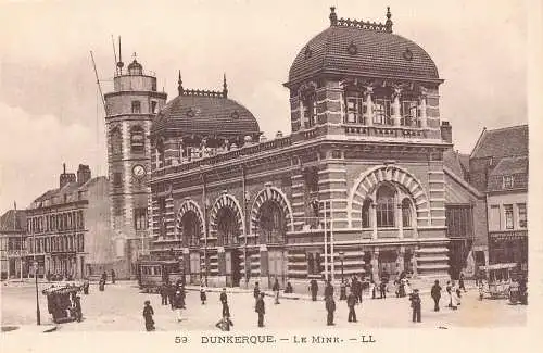 C068 Frankreich Dunkeroque Le Mink Vintage Postkarte