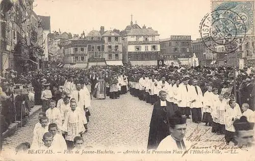 C070 Frankreich Beauvais Fetes de Jeanne Hachette Vintage Postkarte