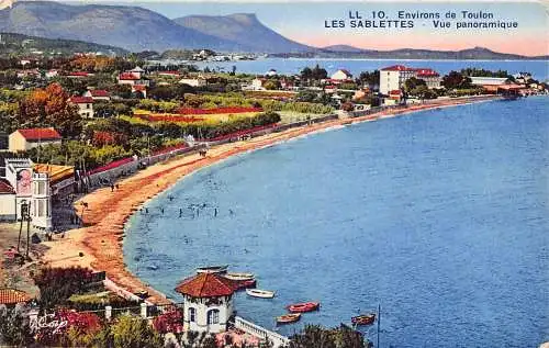 C070 Frankreich Les Sablettes vue Panoramique 1939 Vintage Postkarte