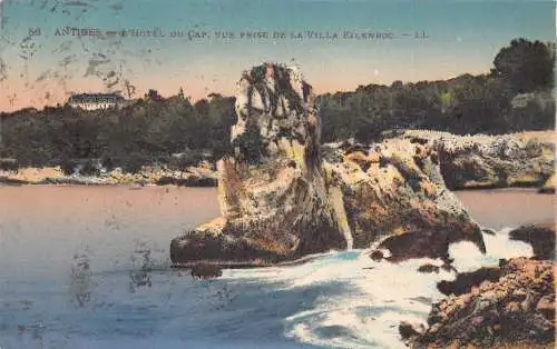 C071 Frankreich Antibes L'Hotel du Cap 1925 Vintage Postkarte