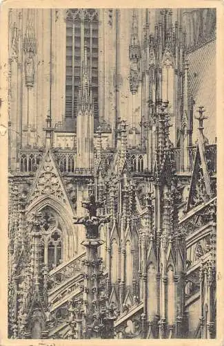 A135 Deutschland 1913 Koeln Hohen Chores im Dom Dom Detail Vintage Postkarte