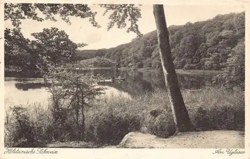 L156 Deutschland 1929 Holsteinische Schweiz - Am Ugleisee Vintage Postkarte