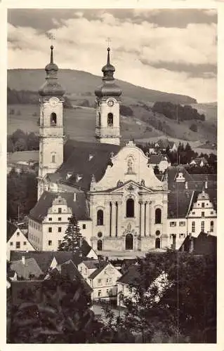 L212 Deutschland Zwiefalten Würertt Münsterkirche Kirche RPPC Vintage Postkarte
