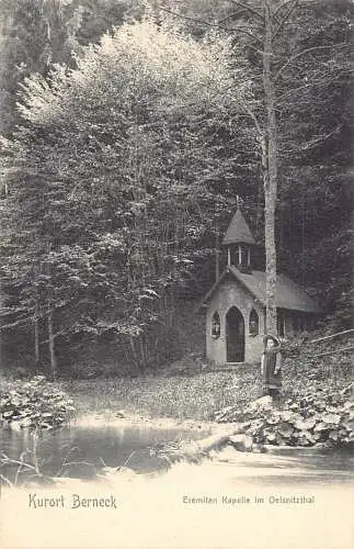 L214 Deutschland Kurort Berneck Eremiten Kapelle Oelsnitzthal Kind Postkarte