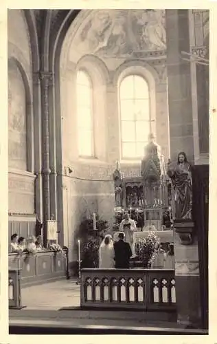 L212 Deutschland Schramberg Hochzeit Foto innen Kirche Vintage Postkarte