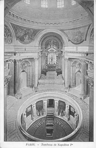 C075 Frankreich Paris Tombeau de Napoleon I er Vintage Postkarte