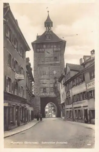 L219 Deutschland Konstanz Bodensee Schnetztor Otto Schucker Gravir Vintage Postkarte