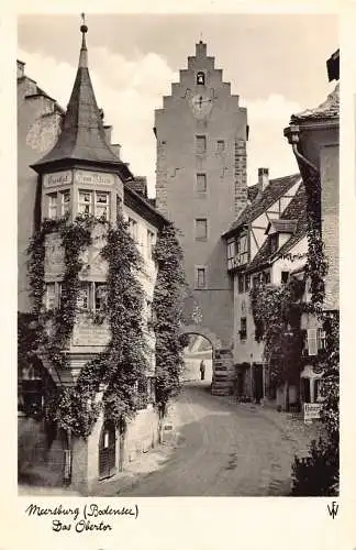 L212 Deutschland Meersburg Bodensee Das Obertor Vintage Postkarte