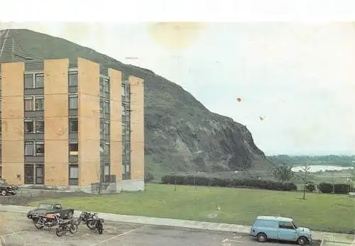 L232 Schottland 1976 Autos Motorrad Universität Edinburgh Vintage Postkarte