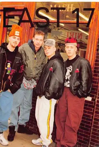 L288 Music Boys Band Pop East 17 Postkarte