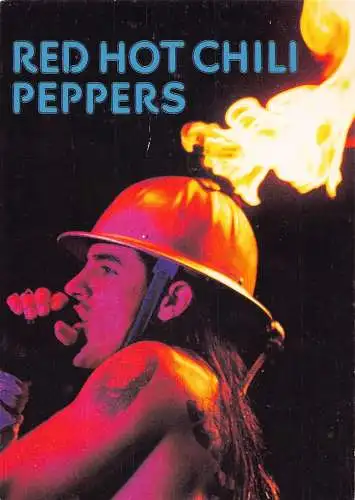 L287 Musik Band Rock Red Hot Chili Peppers Anthony Kiedis Postkarte
