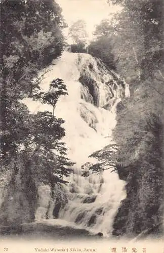 L266 Japan Yudaki Wasserfall Nikko Vintage Postkarte