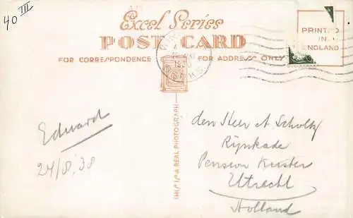 A188 England 1938 Guards at Windsor RPPC Vintage Postkarte