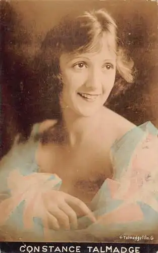 L284 Schauspielerin Constance Talmadge 1921 Filmstar Vintage Postkarte