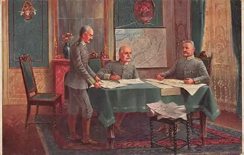 L064 Deutschland 1. Weltkrieg Hindenburg unter Eichhorn Postkarte