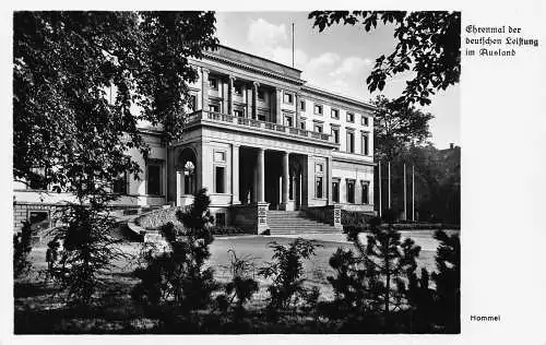 A215 Deutschland Stuttgart Ehrenmal Leistung im Ausland Schloss RPPC Postkarte