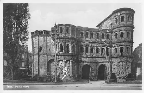 A223 Deutschland Trier Porta Nigra RPPC Vintage Postkarte