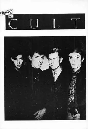 L291 Musik Band Rock The Cult Ian Astbury Postkarte