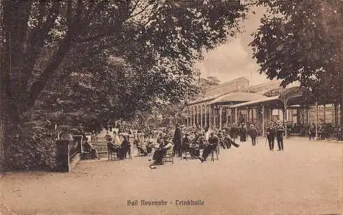 Deutschland Bad Neuenahr Trinkhalle Erfrischungskiosk Vintage Postkarte