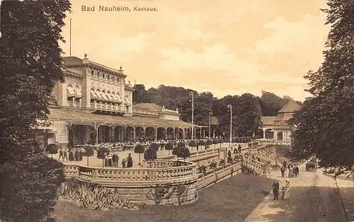 Deutschland Bad Nauheim Kurhaus Luftkurort Vintage Postkarte