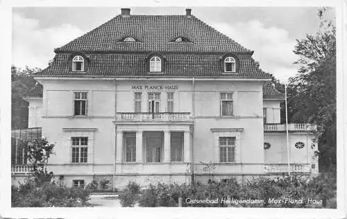 Deutschland Ostseebad Heligendamm Max Planck Haus Vintage Postkarte