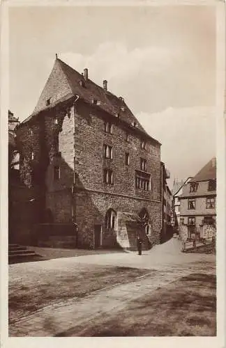 Deutschland Marburg Am Kerner Haus, alte Postkarte