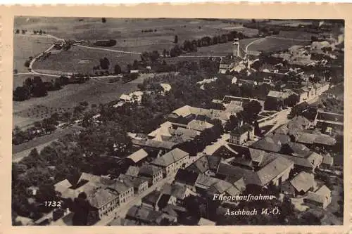 Deutschland Luftaufnahme Auschbach 1940 Vintage Postkarte