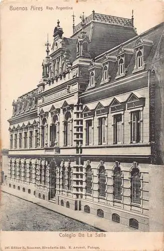 A985 Argentinien Buenos Aires Colegio de la Salle Vintage Postkarte