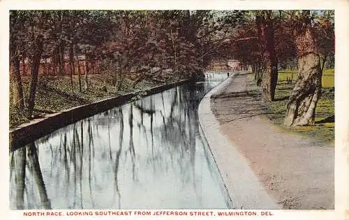 A987 US Wilmington Delaware North Race Blick nach Südosten Vintage Postkarte