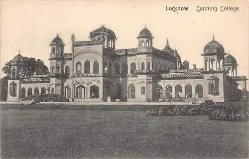 A997 Indien Lucknow Canning College Vintage Postkarte
