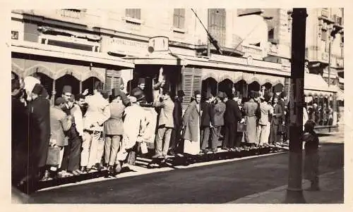 A992 Ägypten Kairo überfüllte Straßenbahn Ureinwohner Ethno RPPC Vintage Postkarte