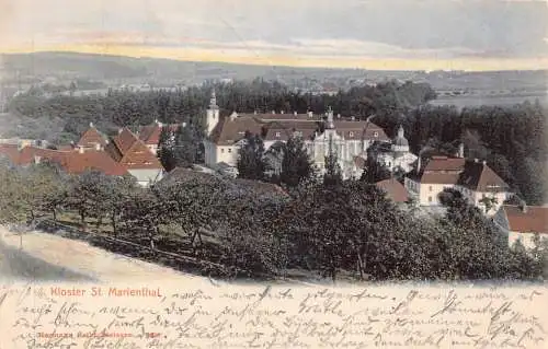 Deutschland 1909 Kloster Kloster St. Marienthal alte Postkarte